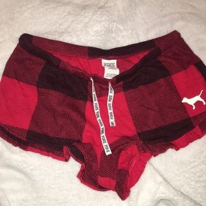 PINK pajama shorts